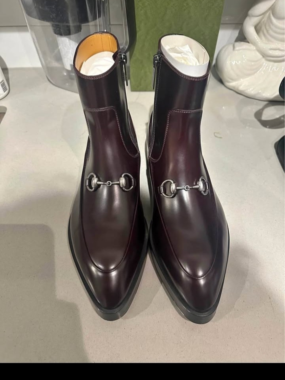 Gucci Horsebit Ankle Boots Size 8